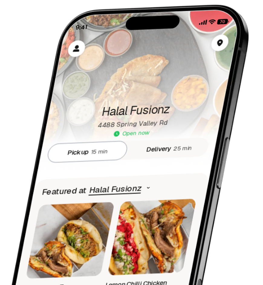Halal Fusionz app preview