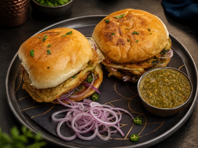 Anday Waala Burger (Bun Kabab).