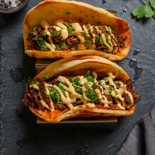 Nihari Birria Taco & Chipotle Keema Taco